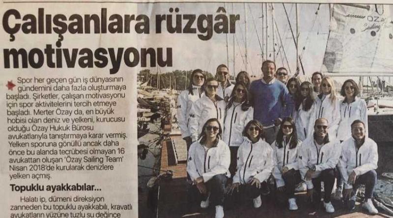 Sailors of Özay are on the Press